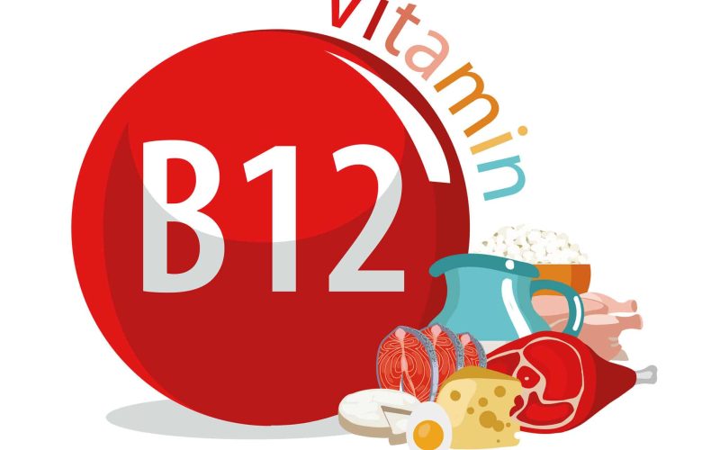 Vitamin B12. Food sources. Natural organic products with the maximum content of vitamin B12.