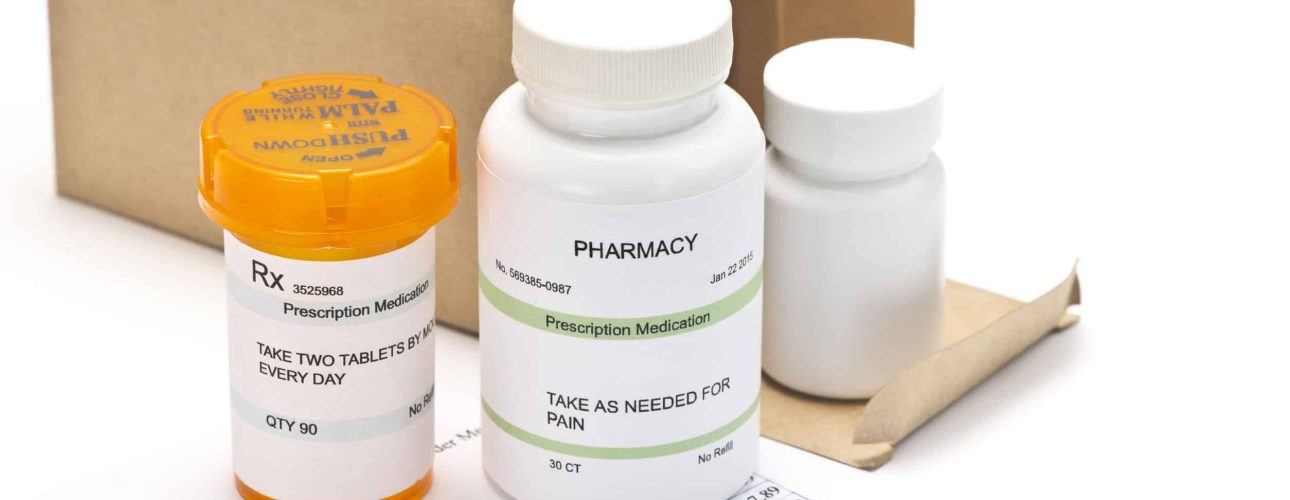 Mail order medications with invoice.  Serial numbers, dates and completely random numbers, labels are ficitious and created by the photographer.